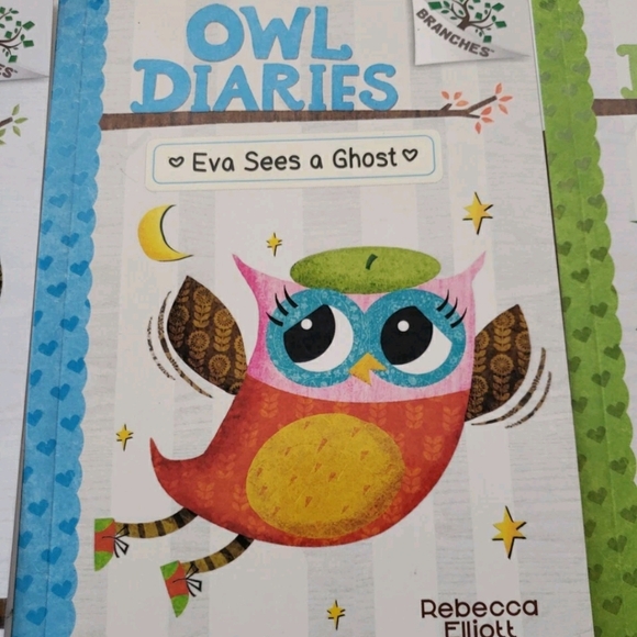 Scholastic Owl Diaries By Rebecca Elliot Books Lot Of 3 - Picture 3 of 6